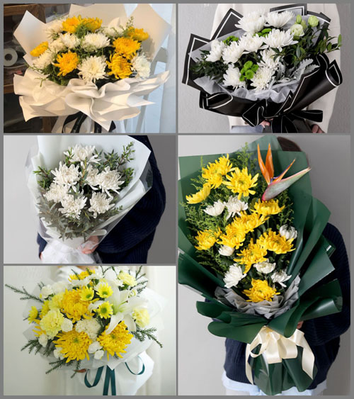 江苏南通如皋市磨头镇兴韩村白事花束代送